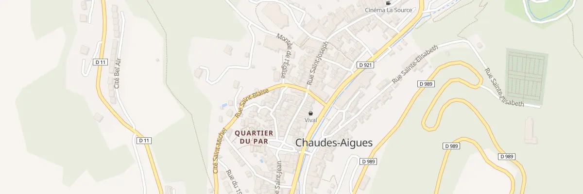 Plan du 9 Mte de l’Eglise à Chaudes-Aigues