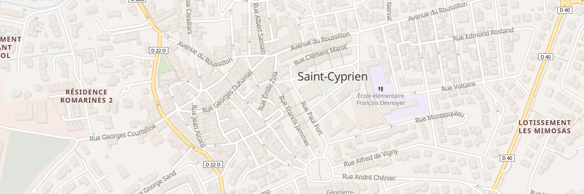 Plan du 10 Rue Paul Fort à Saint-Cyprien