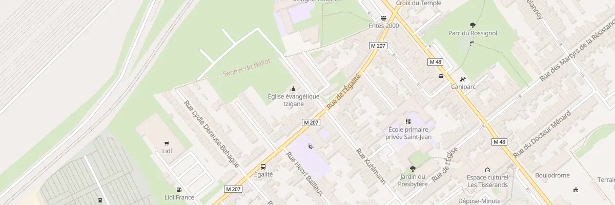 Plan du 10 Rue Kuhlmann Lomme à Lille