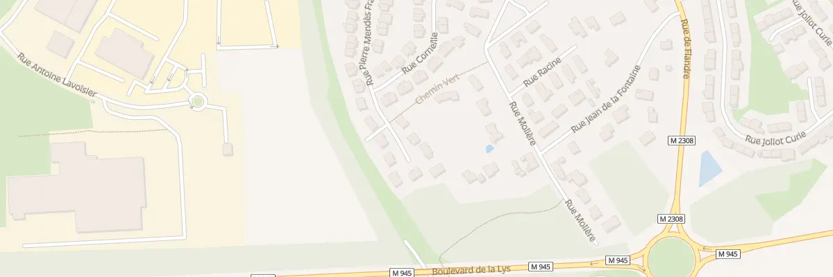 Plan du 83 Rue Pierre Mendès France à Comines