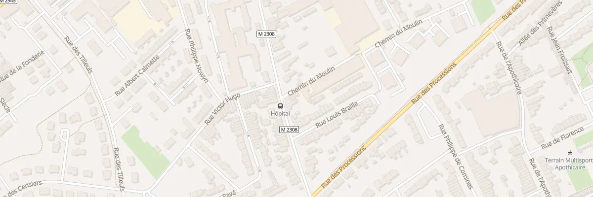 Plan du 97 Rue de Quesnoy à Comines
