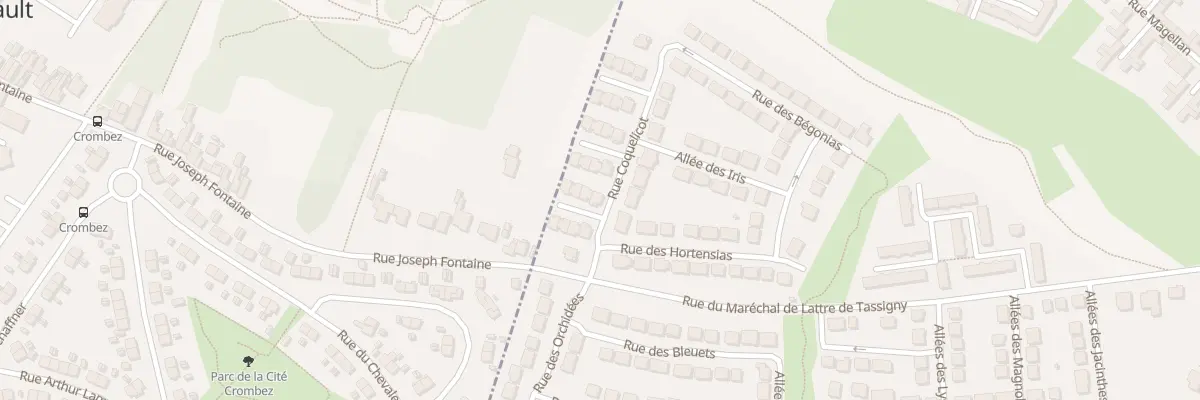 Plan du 2 Rue des Myrtilles à Courcelles-lès-Lens
