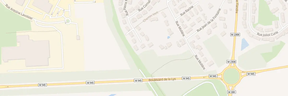 Plan du 92 Rue Pierre Mendès France à Comines