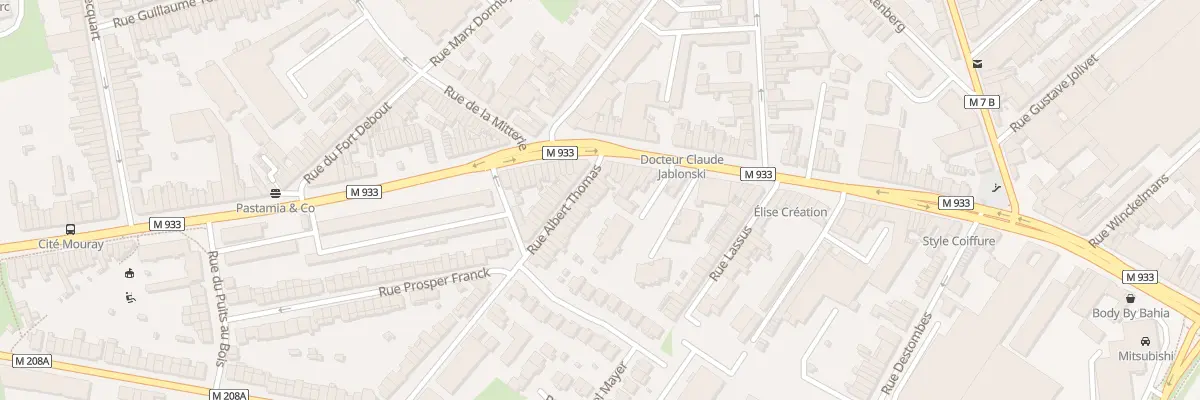 Plan du 5 Rue Albert Thomas Lomme à Lille