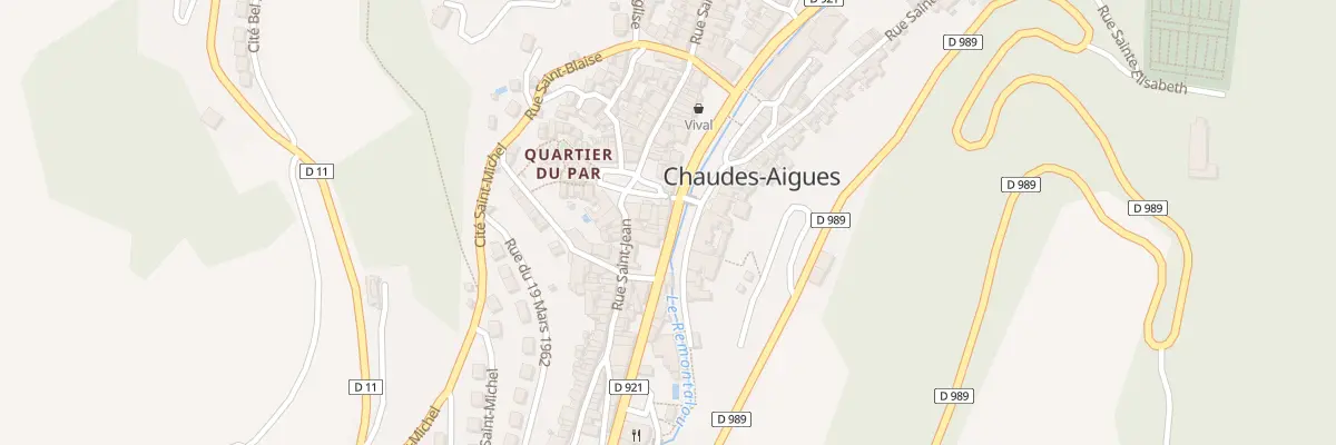 Plan du 6 Av Georges Pompidou à Chaudes-Aigues
