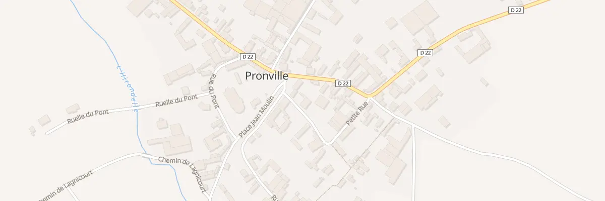 Plan du 2 Ptr Petite Rue à Pronville-en-Artois