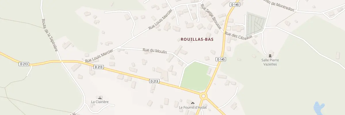 Plan du 6 Rue du Moulin Rouillas Bas à Aydat
