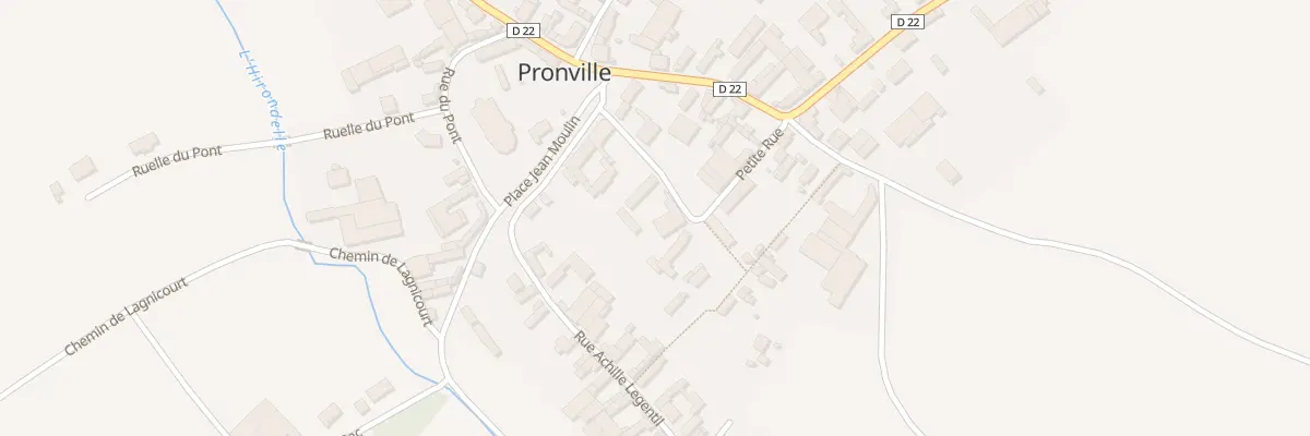 Plan du 1 Ptr Petite Rue à Pronville-en-Artois