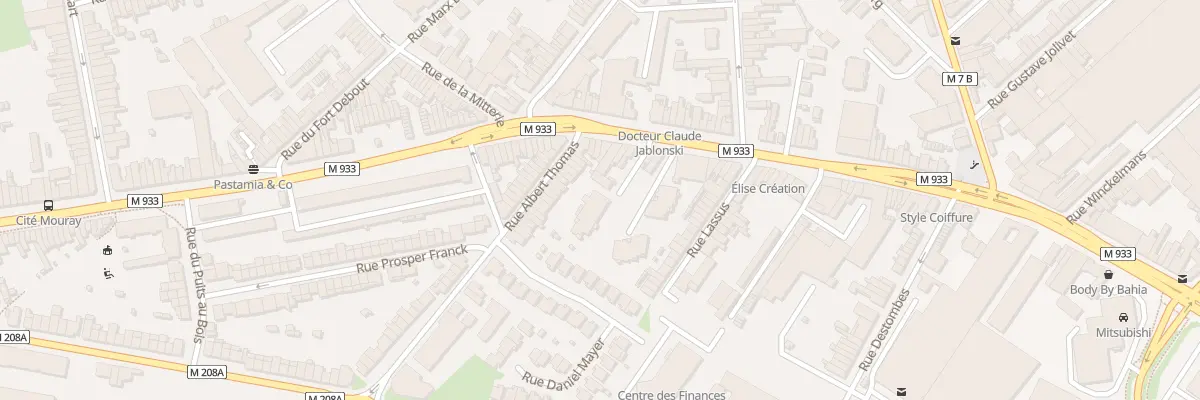 Plan du 531 Av de Dunkerque Lomme à Lille