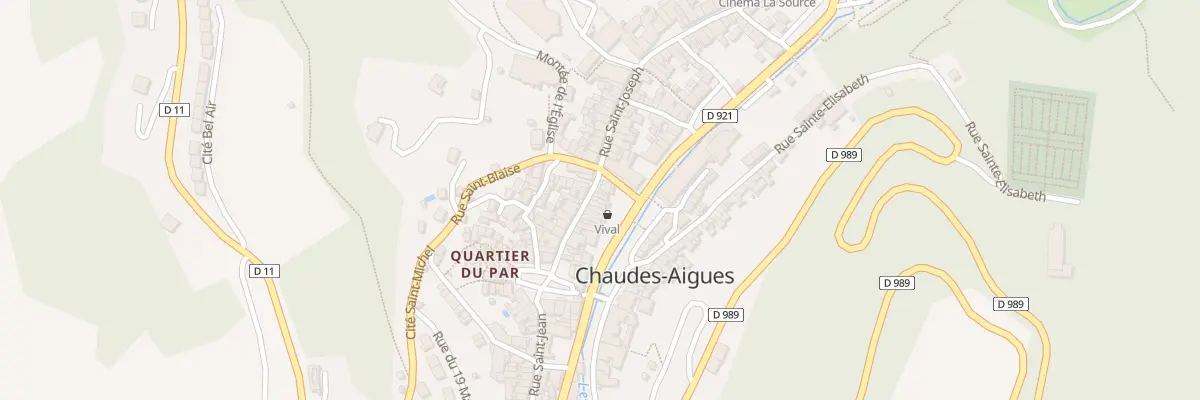 Plan du 24 Rue Notre-dame d’Aout à Chaudes-Aigues