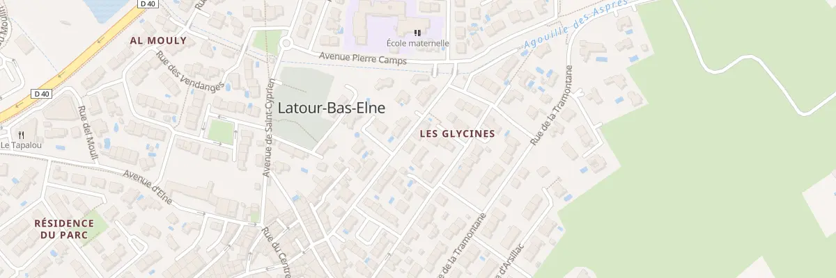 Plan du 239 Le Village à Latour-Bas-Elne