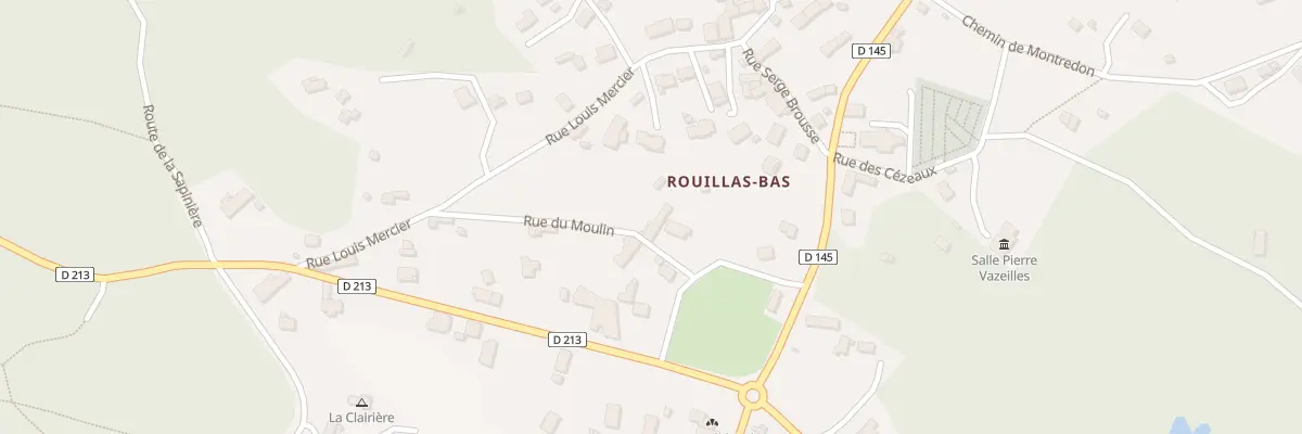 Plan du 3 Rue du Moulin Rouillas Bas à Aydat