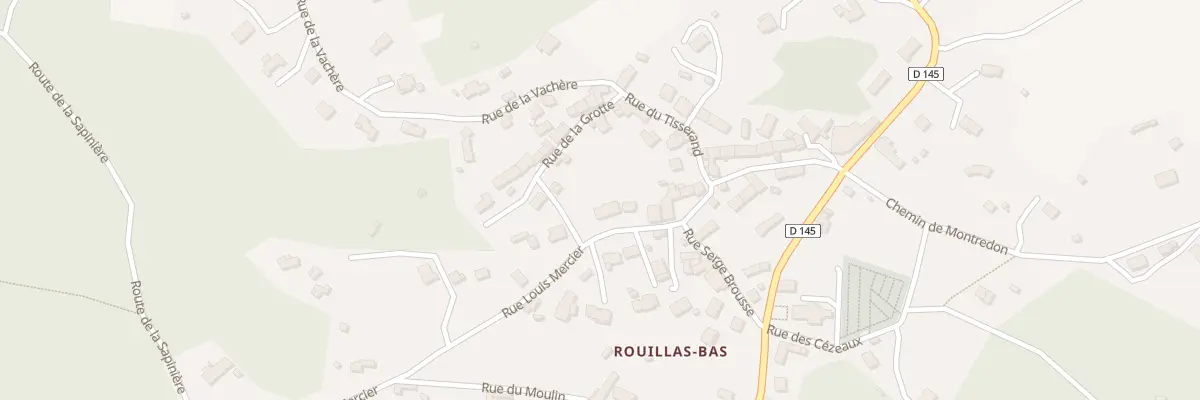 Plan du 23 Rue Louis Mercier Rouillas Bas à Aydat