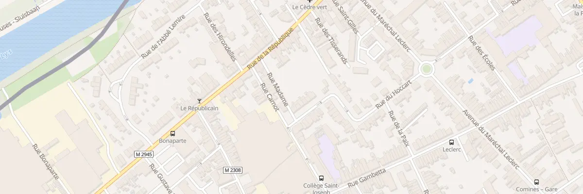 Plan du 38 Rue du Hoccart à Comines