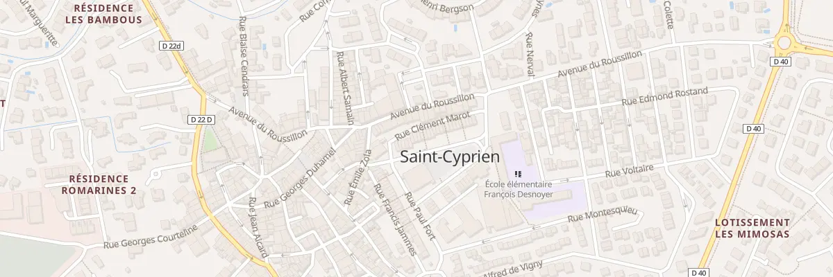 Plan du 32 Rue Alexandre Dumas à Saint-Cyprien