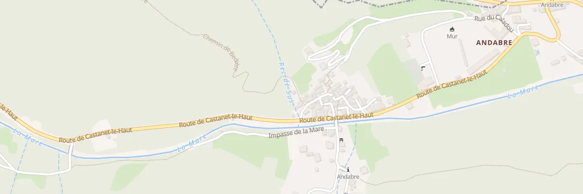 Plan du 5190 Andabre à Rosis