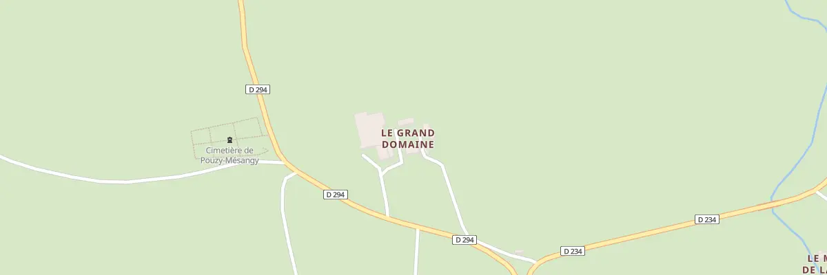 Plan du 2 Rte de Neure à Pouzy-Mésangy