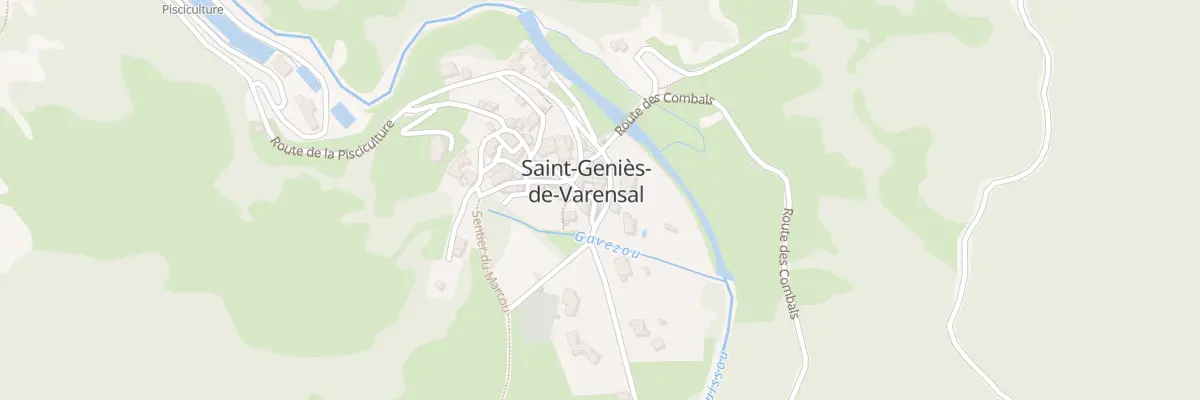 Plan du 5095 Le Village à Saint-Geniès-de-Varensal