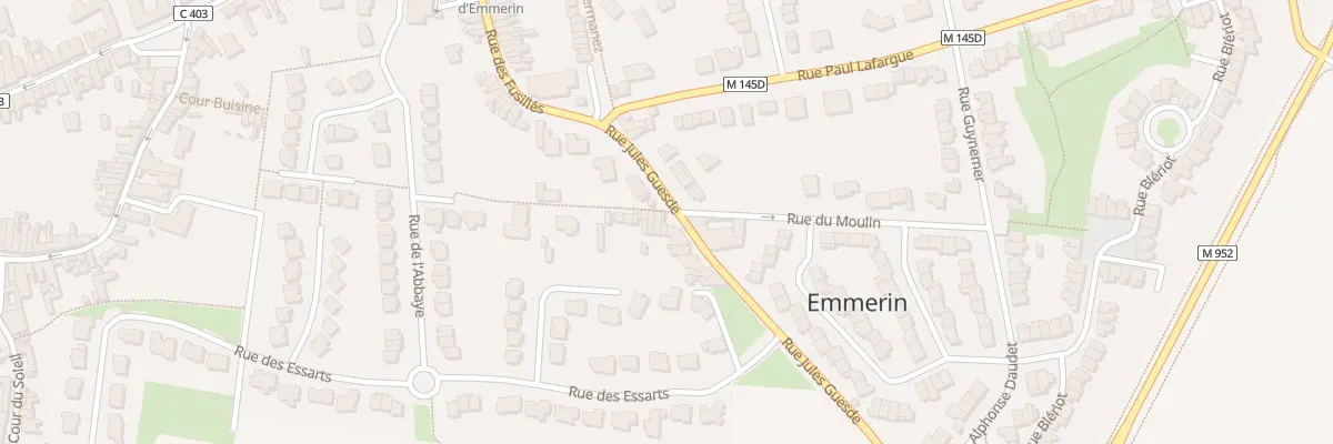 Plan du 10 Rue Jules Guesde à Emmerin