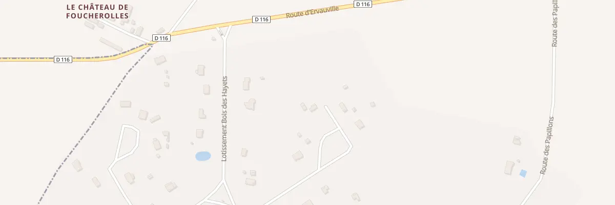 Plan du 5039C Bois des Hayets à Foucherolles