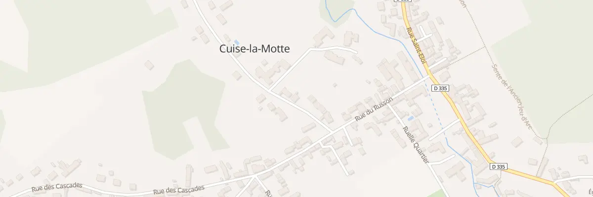 Plan du 74 Rue Domaine à Cuise-la-Motte