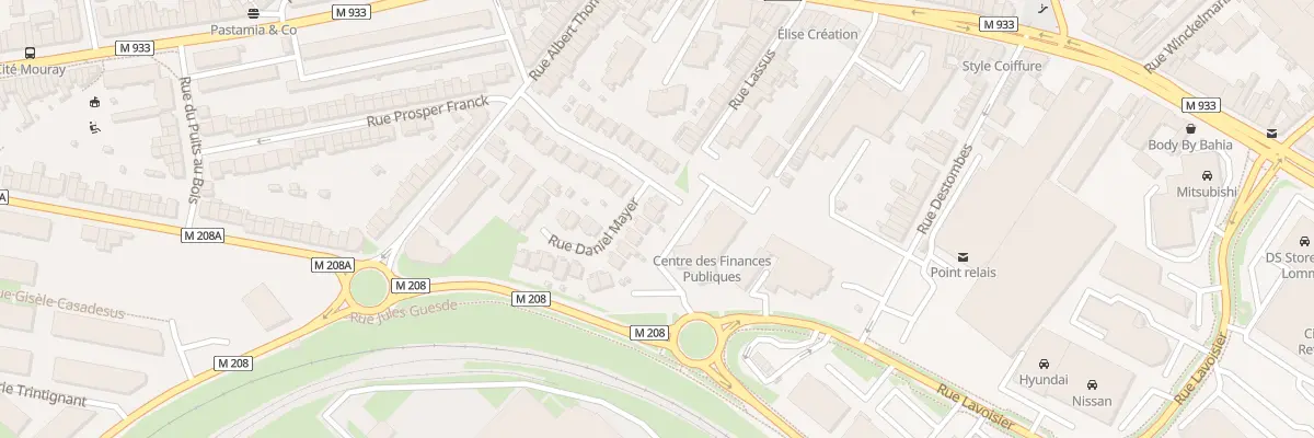 Plan du 3 Rue Daniel Mayer à Lille