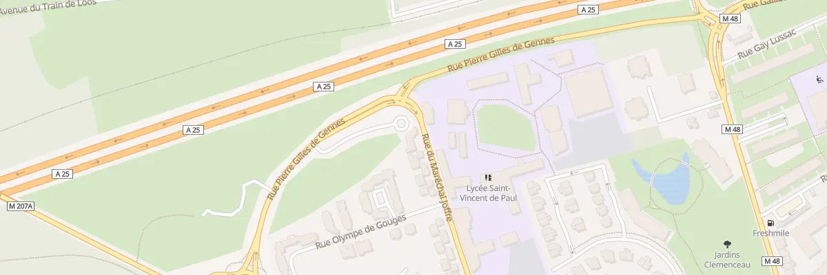 Plan du 99 Rue du Maréchal Joffre à Loos