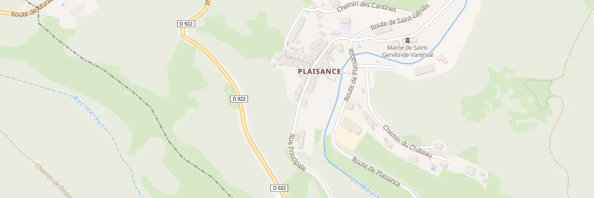 Plan du 5083 Plaisance à Saint-Geniès-de-Varensal