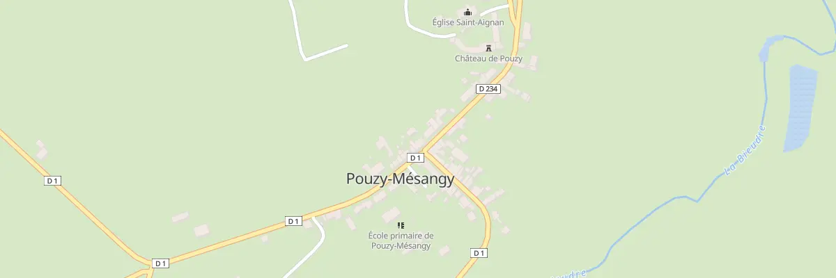 Plan du 2 Rue Pierre Péronneau à Pouzy-Mésangy