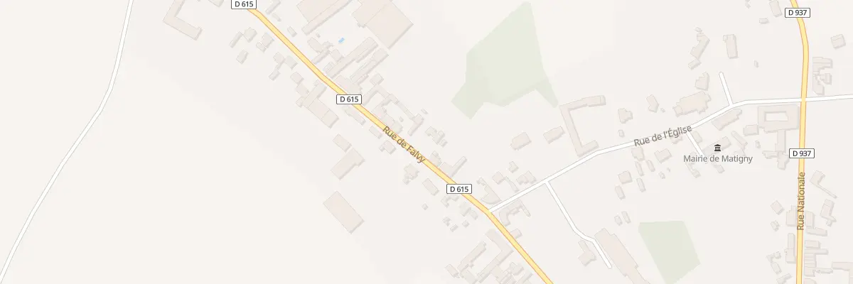 Plan du 23 Rue de Falvy à Matigny