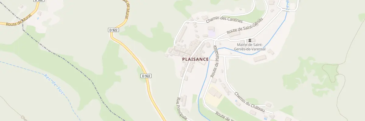 Plan du 5059 Plaisance à Saint-Geniès-de-Varensal