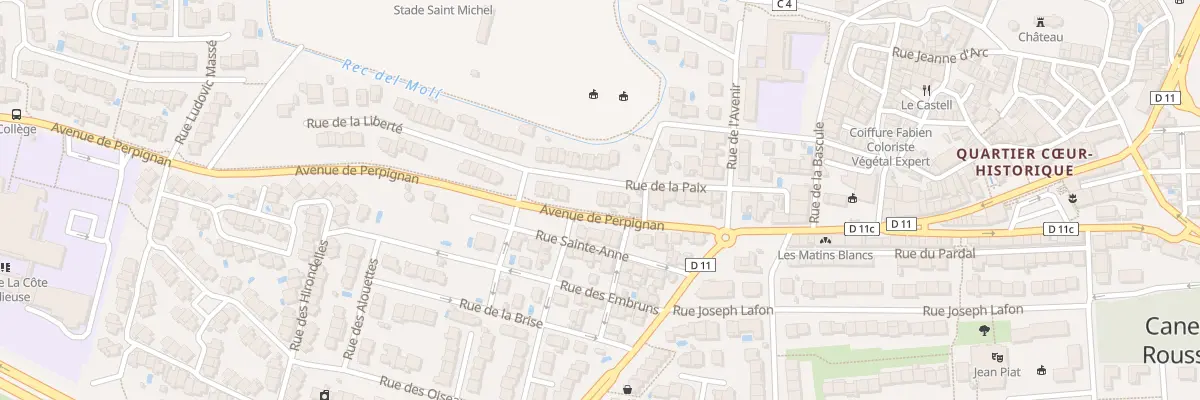 Plan du 7 Rue de la Liberté à Canet-en-Roussillon