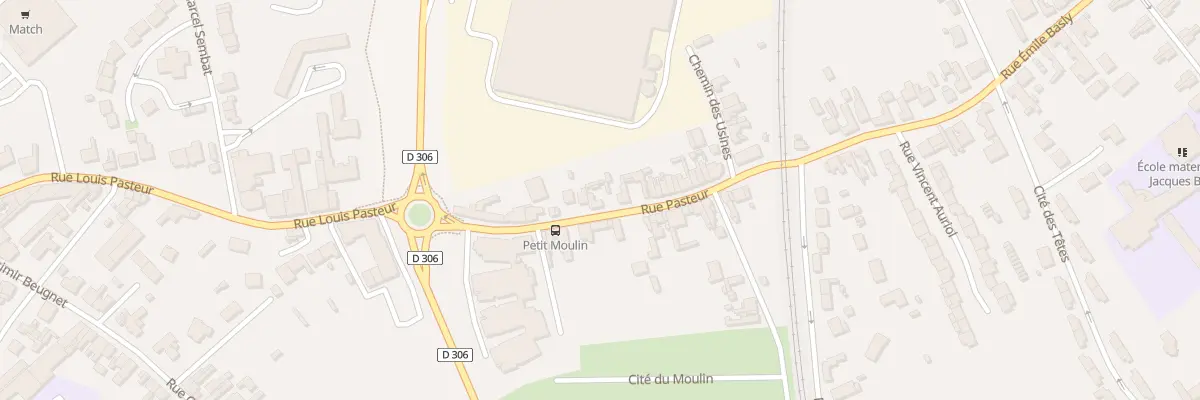 Plan du 75 Rue Pasteur à Oignies