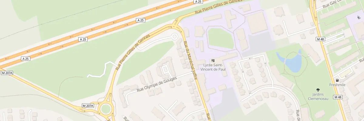 Plan du 93 Rue du Maréchal Joffre à Loos