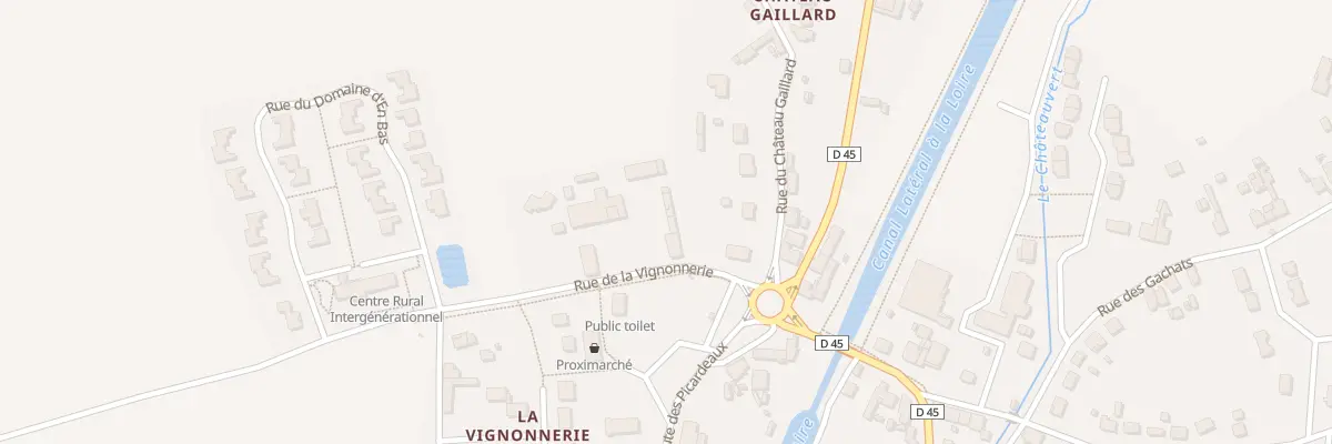 Plan du 10 Rue de la Vignonnerie à Beffes