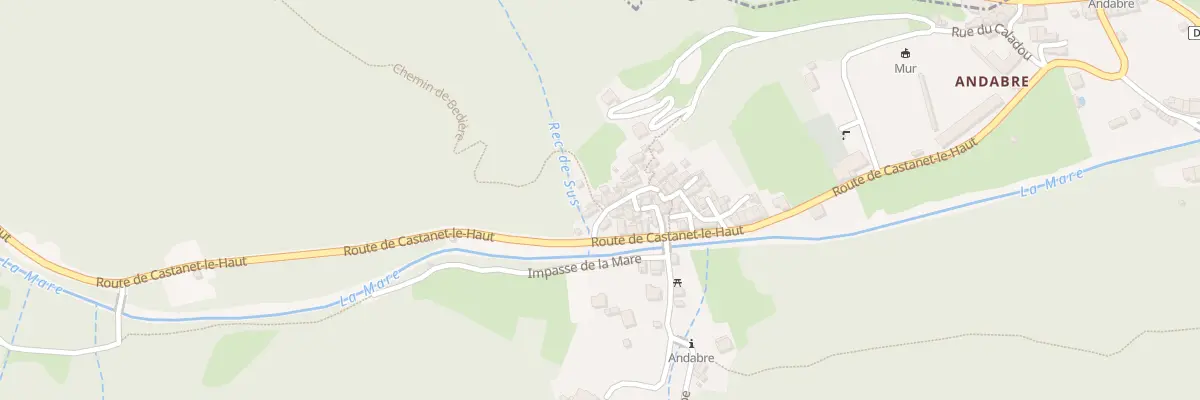 Plan du 5158 Andabre à Rosis