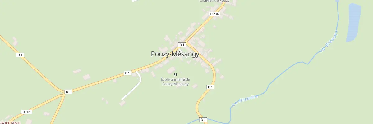 Plan du 5 Pl Roger Daumim à Pouzy-Mésangy
