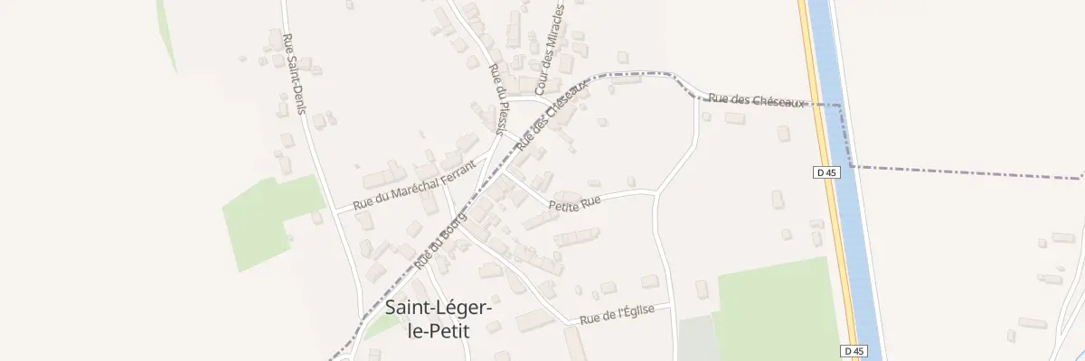 Plan du 3 Petite Rue à Saint-Léger-le-Petit