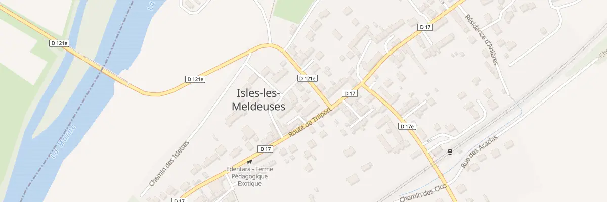 Plan du 2 Rte de Congis à Isles-les-Meldeuses