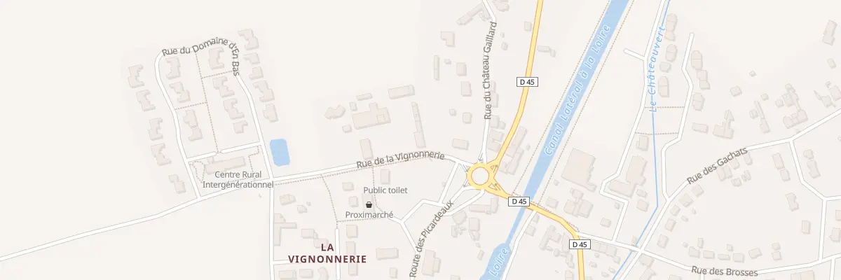 Plan du 6 Rue de la Vignonnerie à Beffes