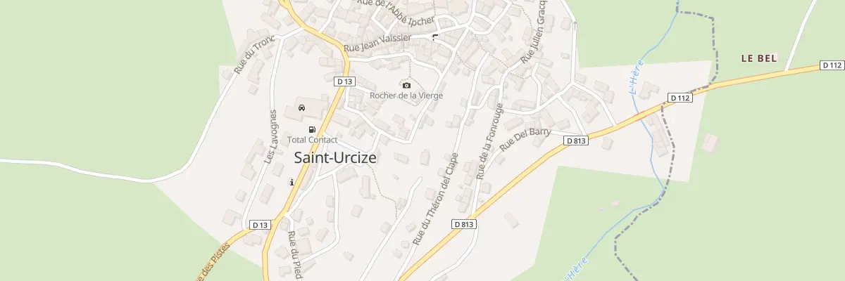 Plan du 5231 Le Bourg à Saint-Urcize