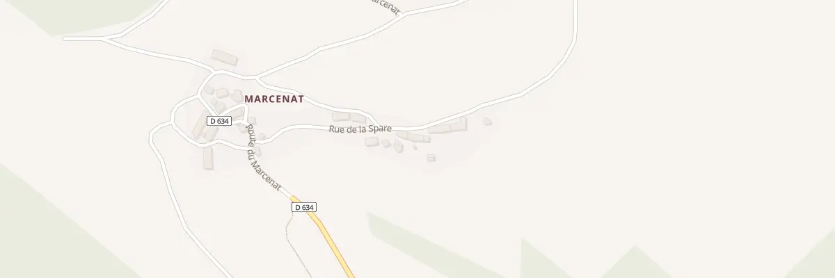 Plan du 5192 Marcenat à Valbeleix