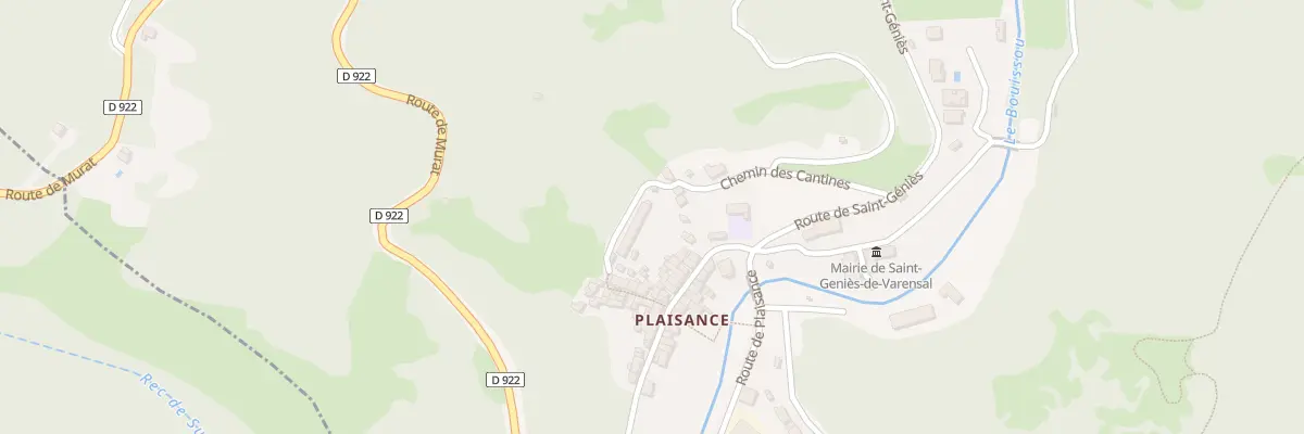 Plan du 5004 Plaisance à Saint-Geniès-de-Varensal