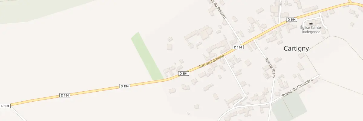 Plan du 5B Rue de Peronne à Cartigny