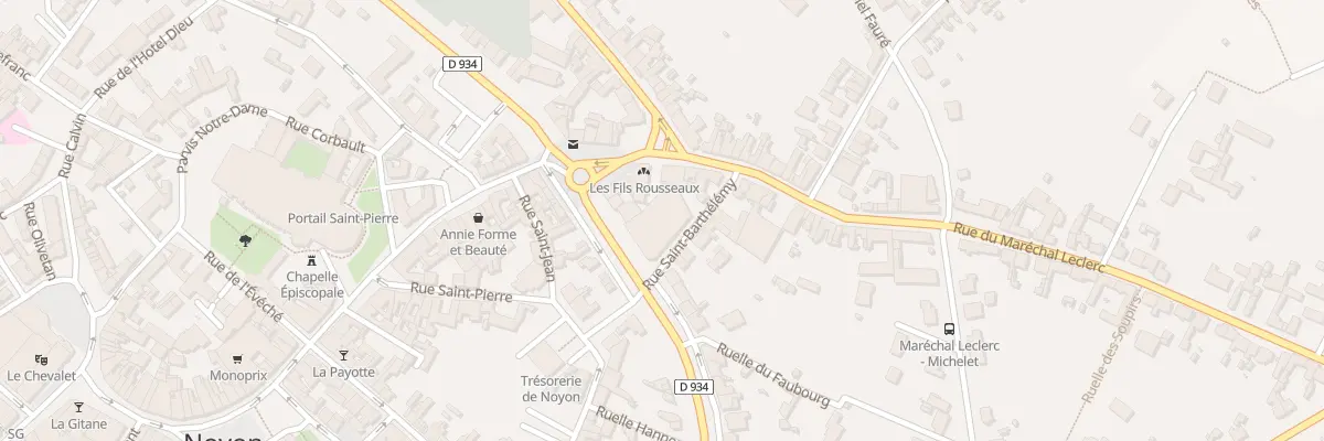 Plan du 6B Pl de la République à Noyon