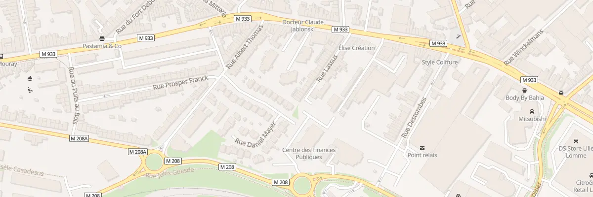 Plan du 42 Rue Lassus à Lille