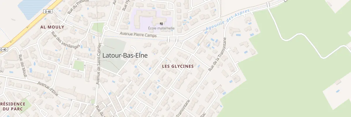 Plan du 4 Lot Les Glycines à Latour-Bas-Elne