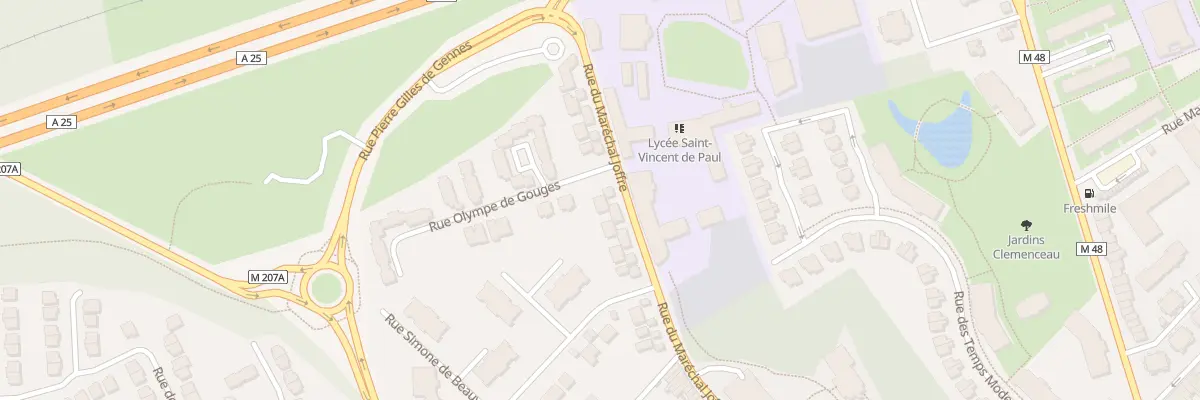Plan du 83 Rue du Maréchal Joffre à Loos