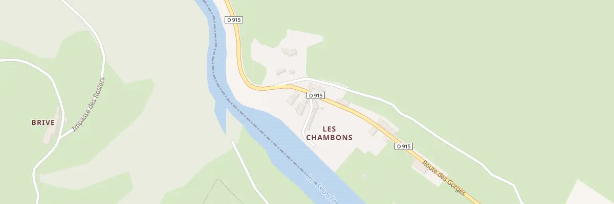 Plan du 4 Imp des Viviers à Chouvigny
