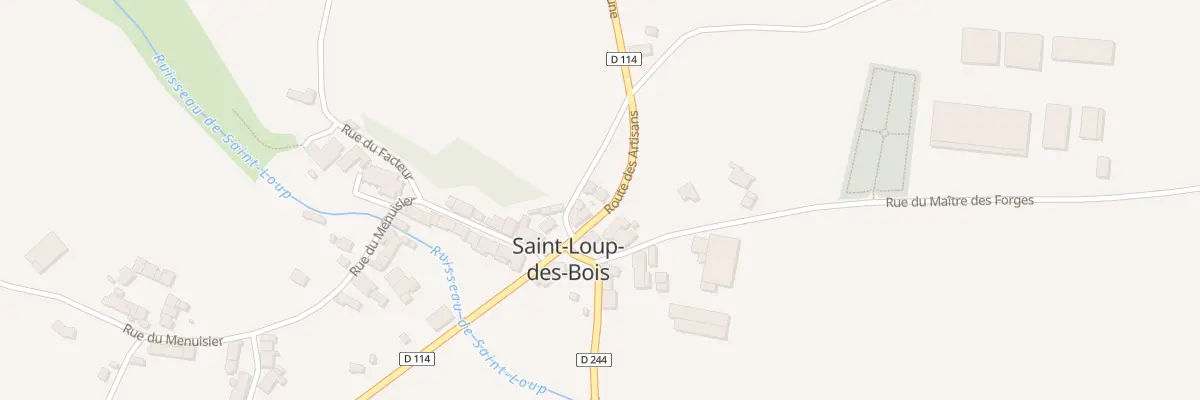 Plan du 4 Rte des Artisans à Saint-Loup-des-Bois
